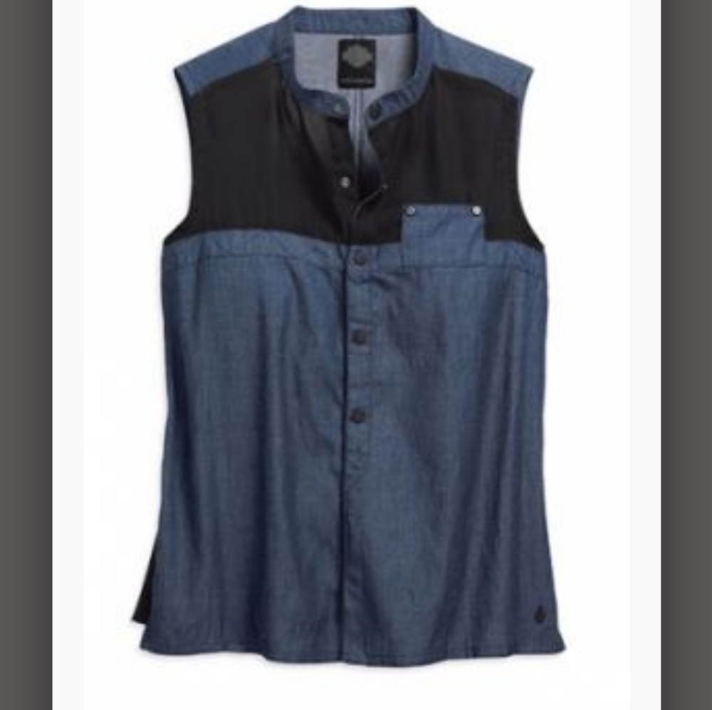 NWT Harley Davidson Snap Vest